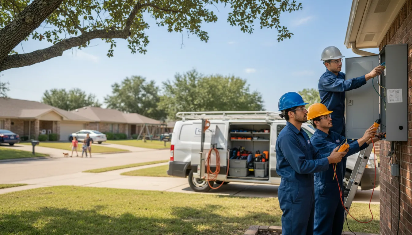 Certified electrician providing emergency electrical services in Republican City, NE